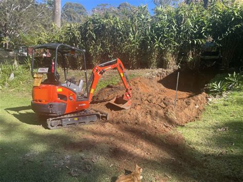 mini excavator hire coffs harbour|diggermate coffs harbour.